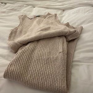 Free people set (top and wide leg bottoms)